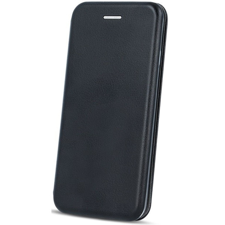 Apple iPhone 15 Pro Max, Puzdro s bočným otváraním, stojan, Forcell Elegance, čierne