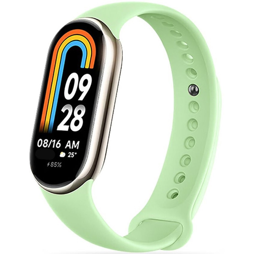 Xiaomi Mi Smart Band 8, silikónový remienok, nastaviteľný, TP IconBand, mentolová