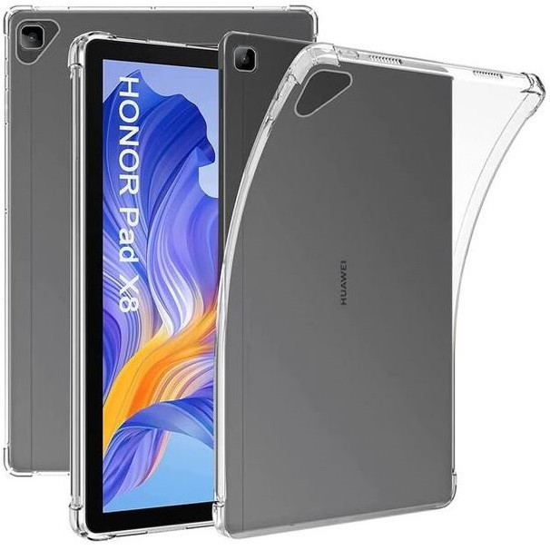 Huawei Honor Pad X8 (10.1), silikónové puzdro, priehľadné